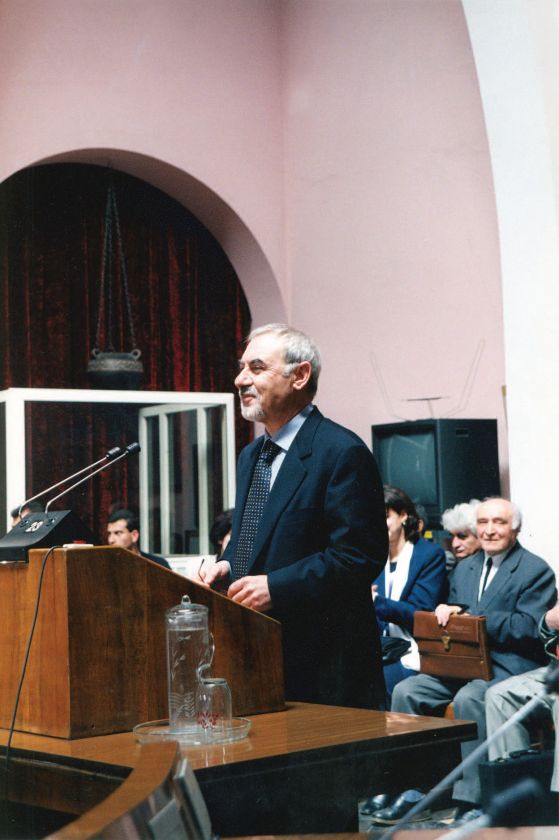Выступление в Национальной Академии наук РА в Ереване